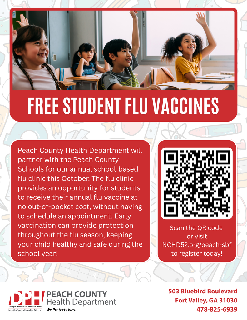 flu vaccine flyer