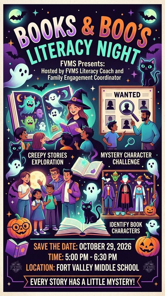Books and Boos Literacy Night
