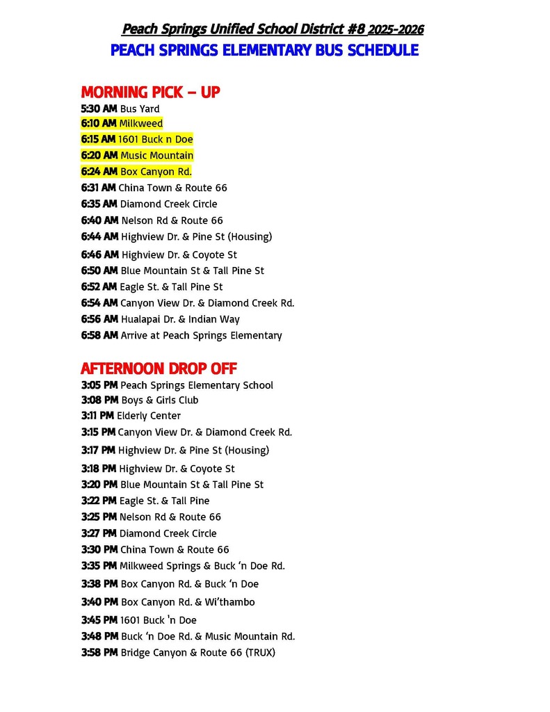 bus route