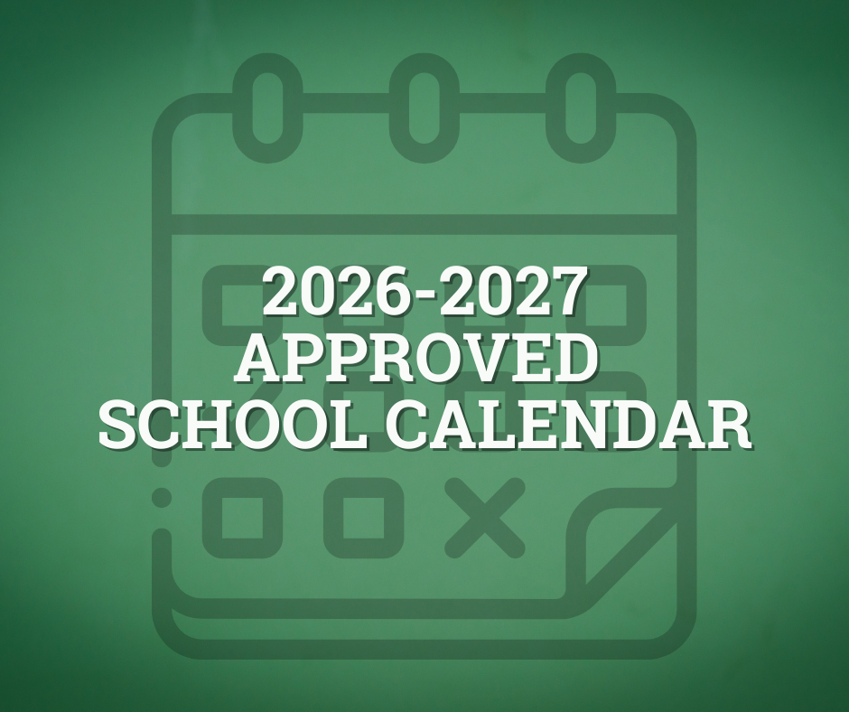 2026-2027 Approved School Calendar