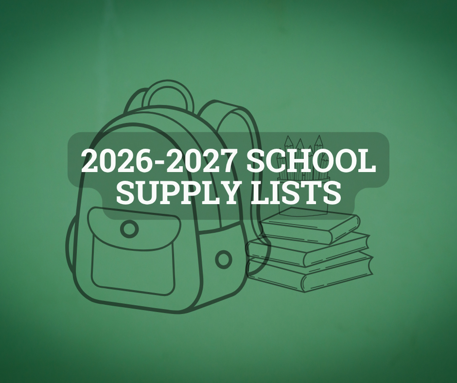 2026-2027 supply lists