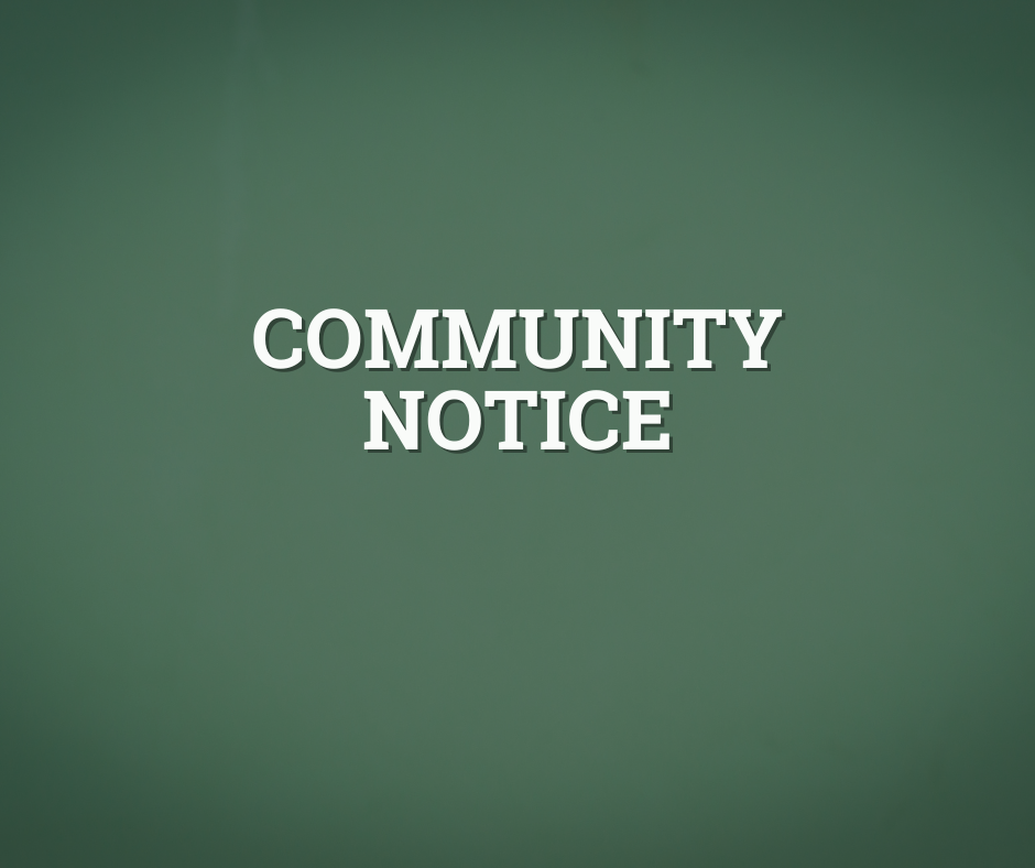 Community Notice