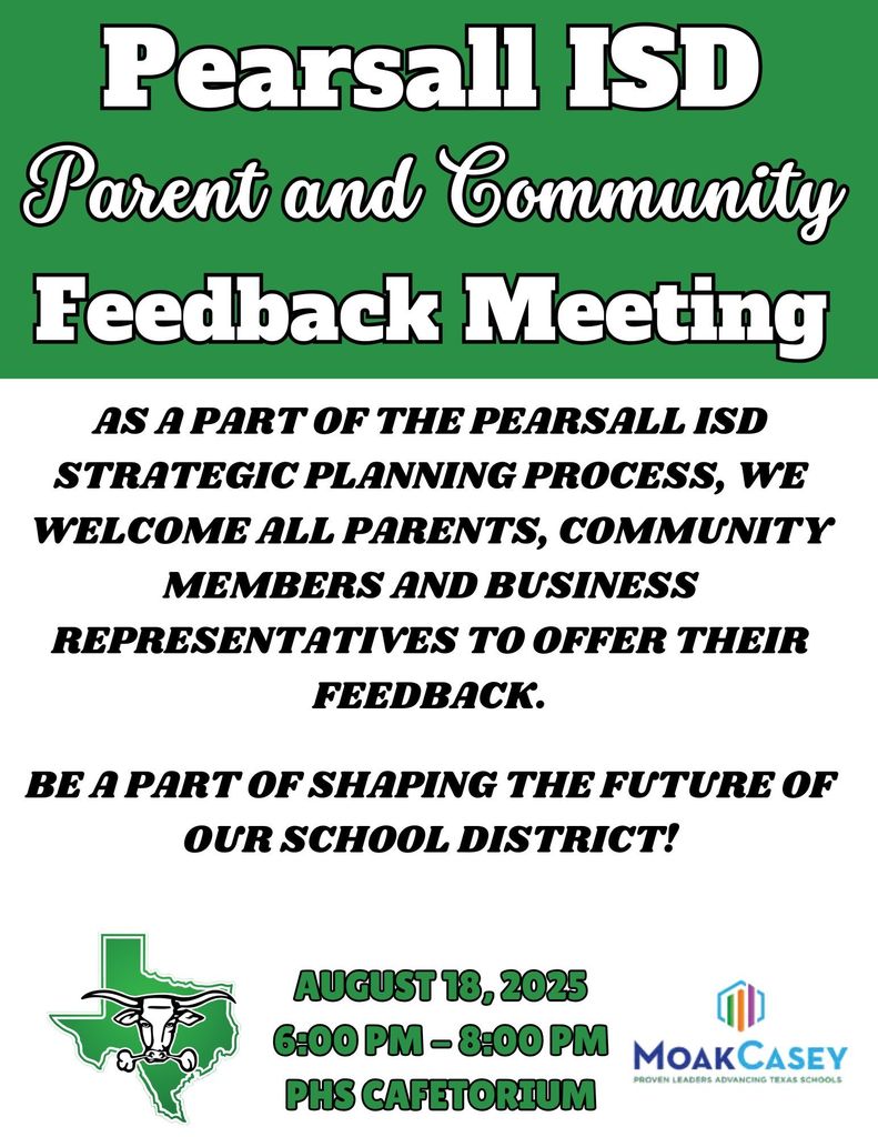 PISD Parent and Community Meeting 