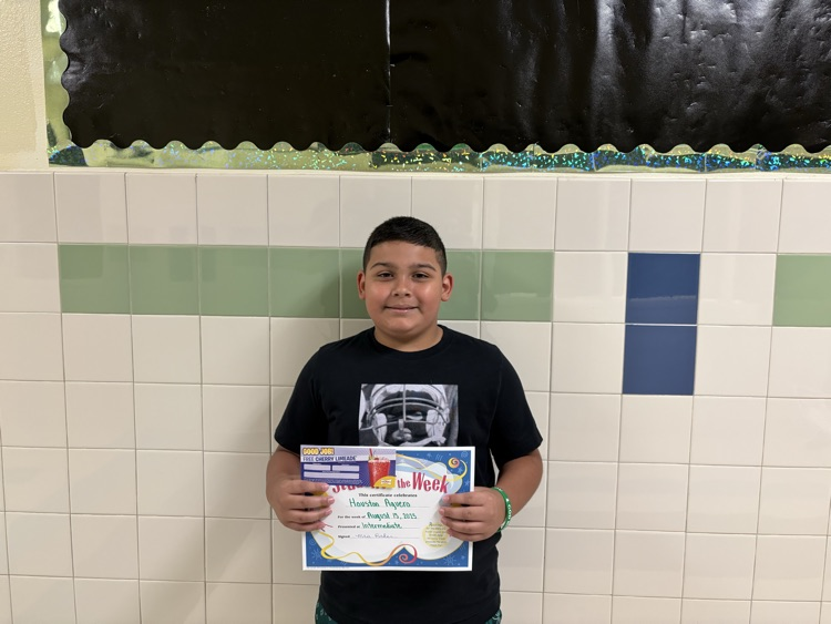 student of the week 