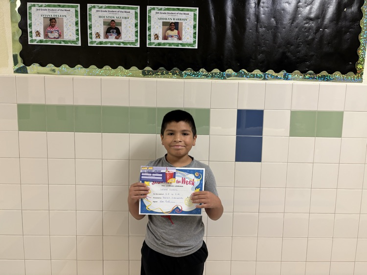 student of the week