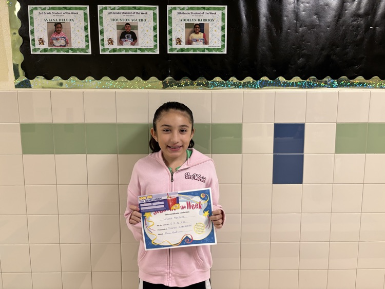 student of the week 