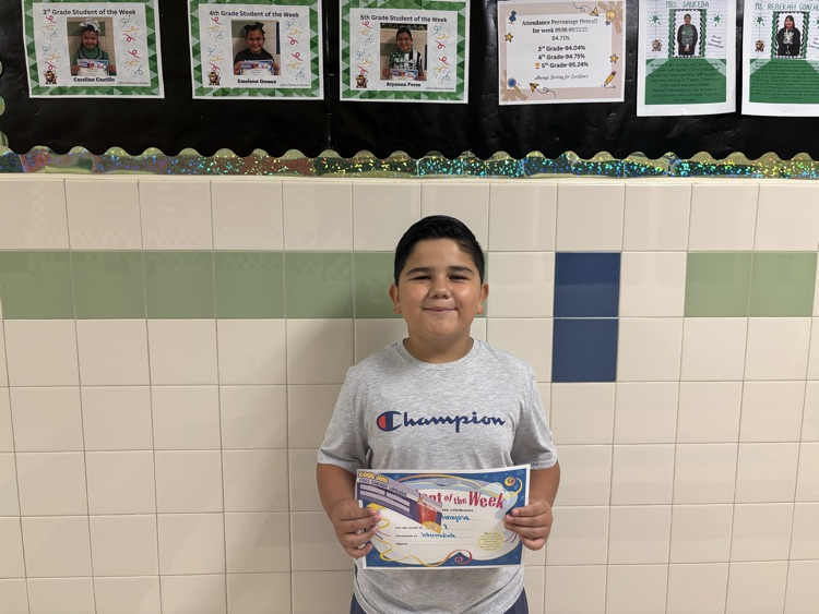 Student of the week