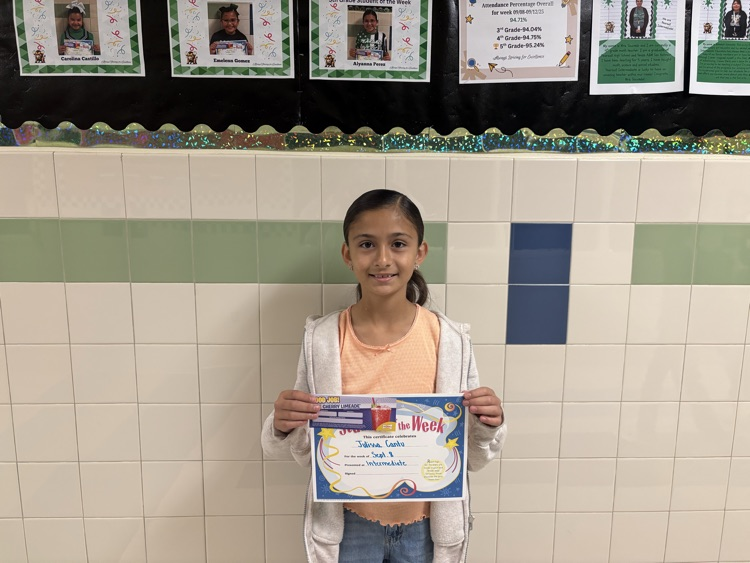 student of the week 