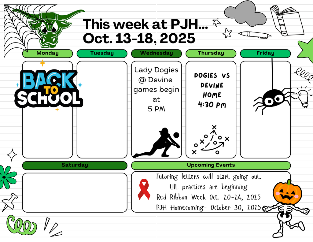 Weekly events