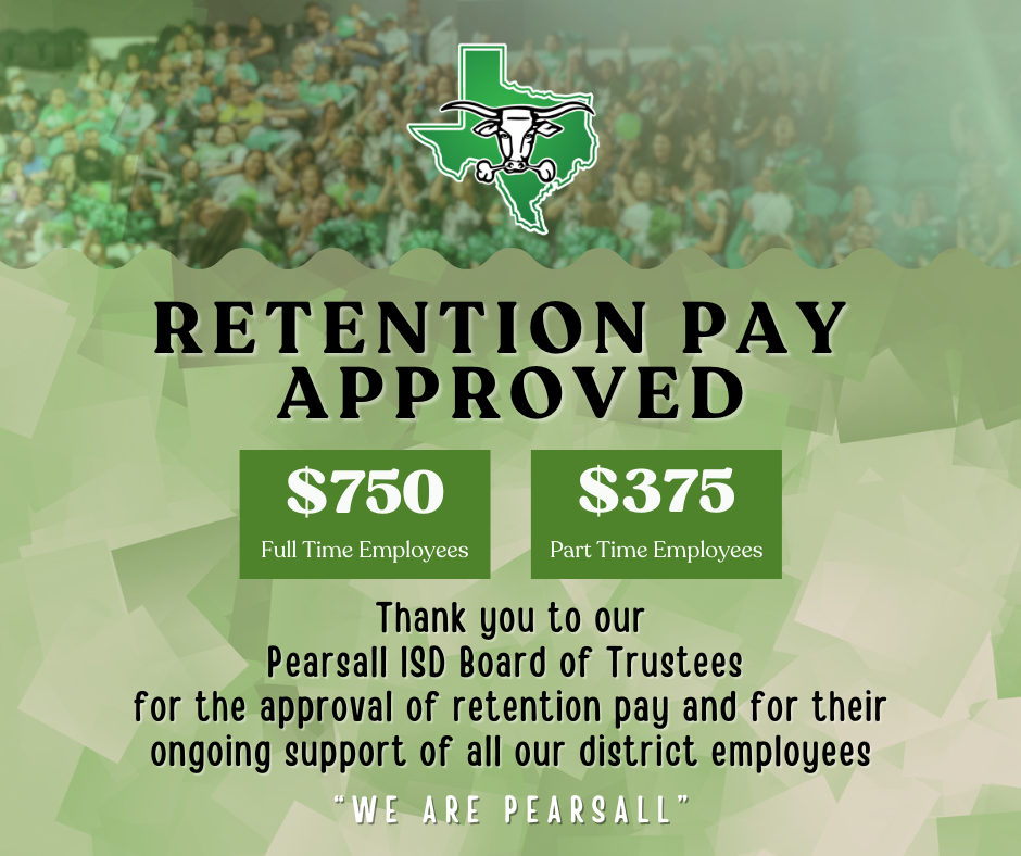Retention pay for district employees approved by PISD board of trustees