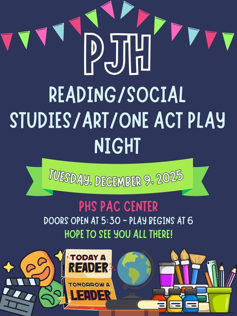 reading/social studies/art/one act play night