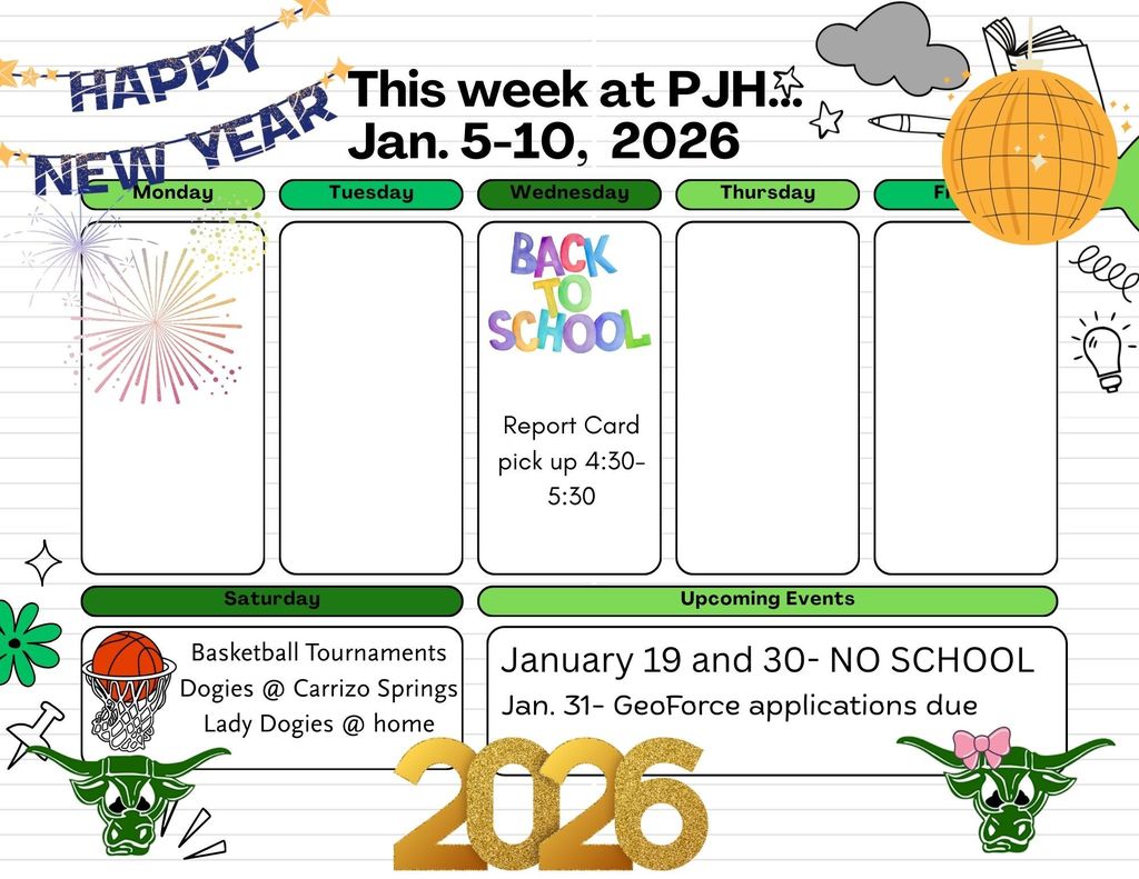 Jan. 5-10 weekly events