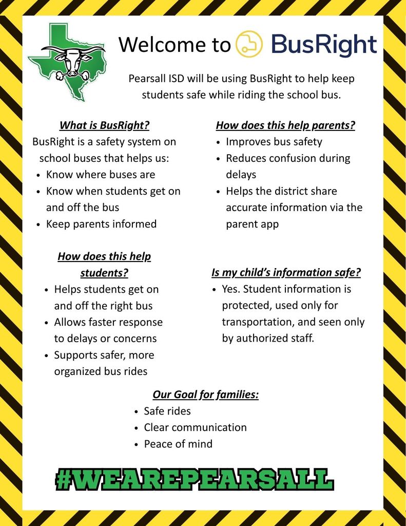 BusRight Parent Information Page