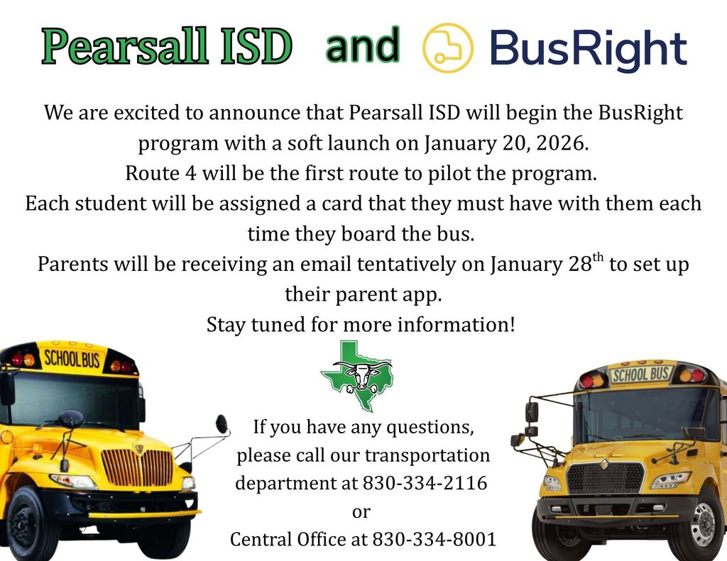 Pearsall ISD and BusRight