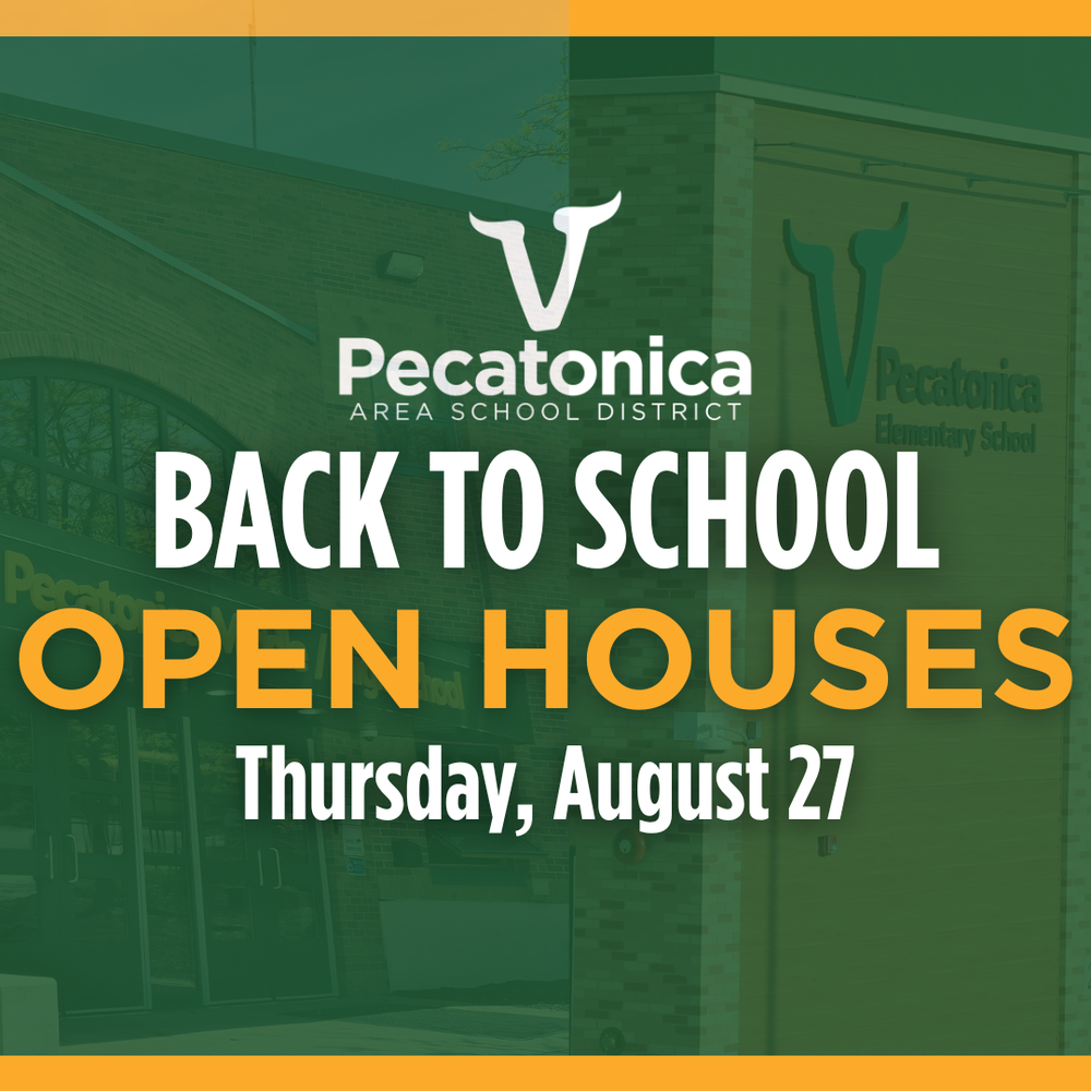 image with school buildings for open houses
