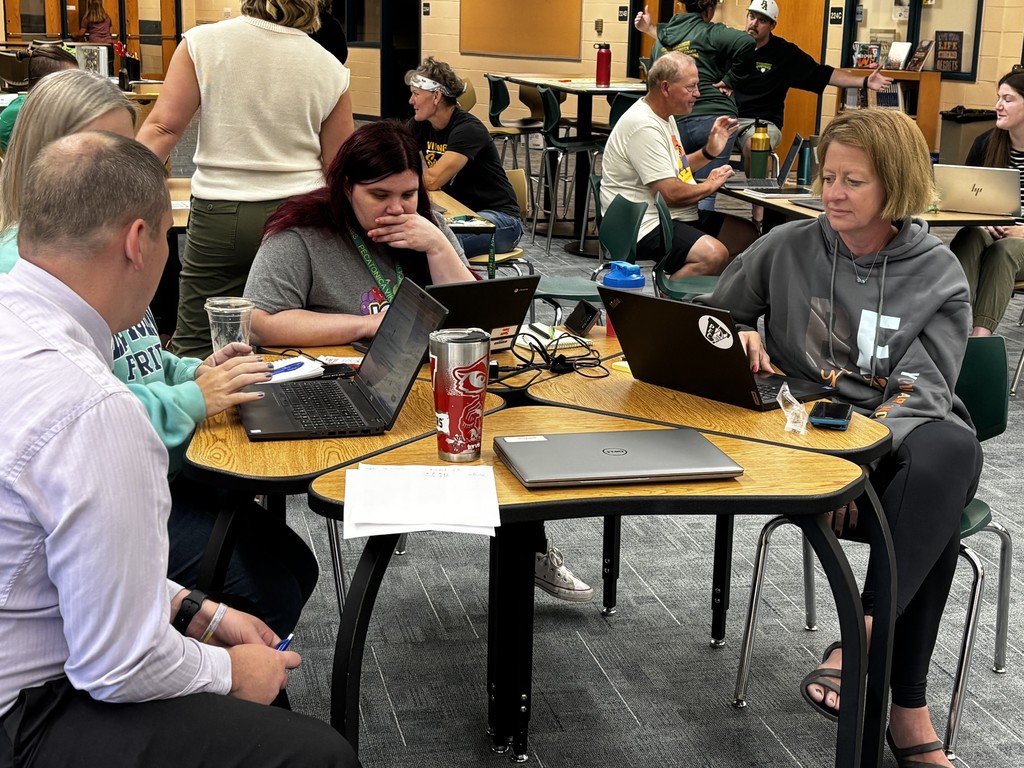 Pecatonica Middle School and High School Teachers participated in professional development on how to infuse Artificial Intelligence (AI) into their teaching as a kick-off to the 2025-26 school year. 