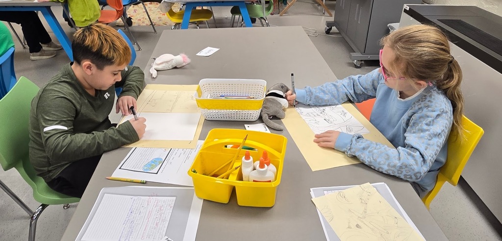Our 3rd Grade artists have officially become zoologists. 🐾🎨 Each student was offered a position at the Pec School Zoo, where they selected an animal to research and design an appealing habitat for. Using what they learned in their science habitat unit, students answered questions about their animal’s species, country of origin, and care needs. They then applied that research to create a detailed habitat enclosure and wrote an information plate describing their animal.