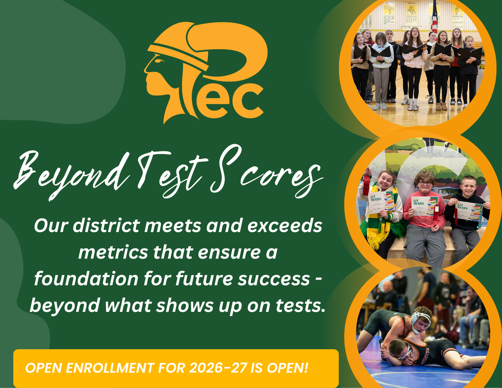 Pecatonica excels in so many of the Measures That Matter - those that go beyond test scores and tell the whole story of a district dedicated to building futures together with families and our communities.