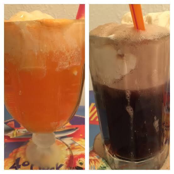Ice cream floats