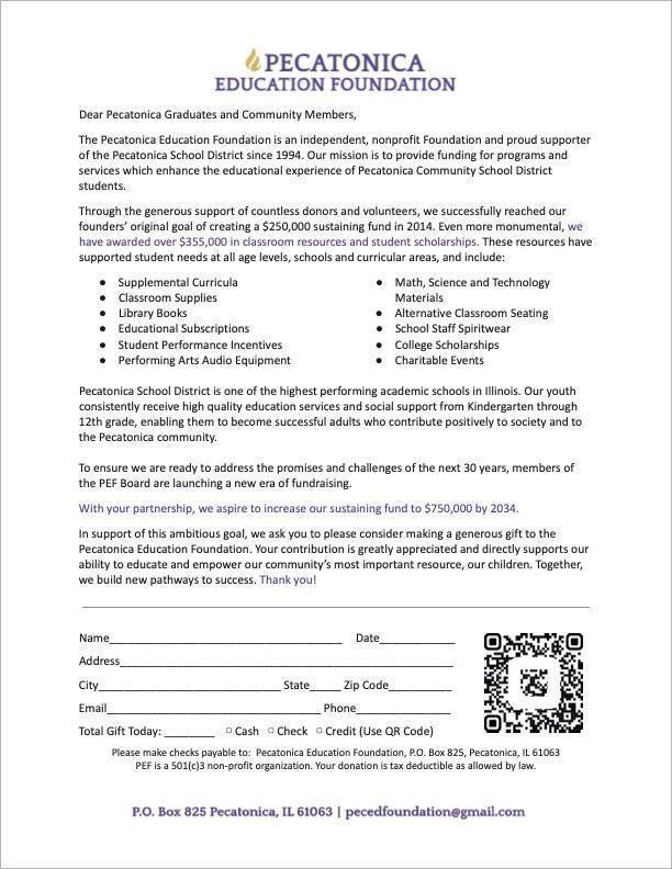 PEF Donation Form