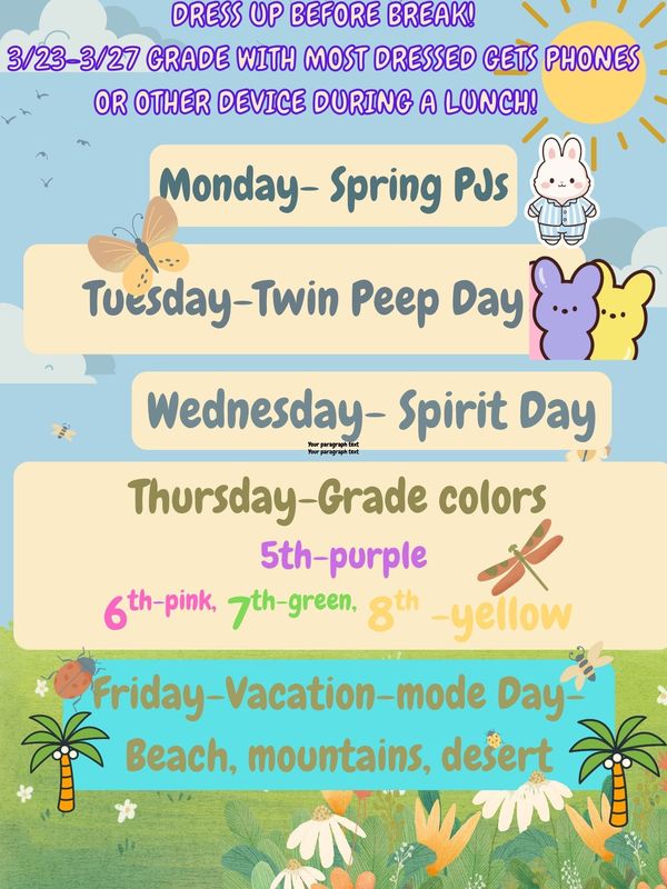 Dress up Week