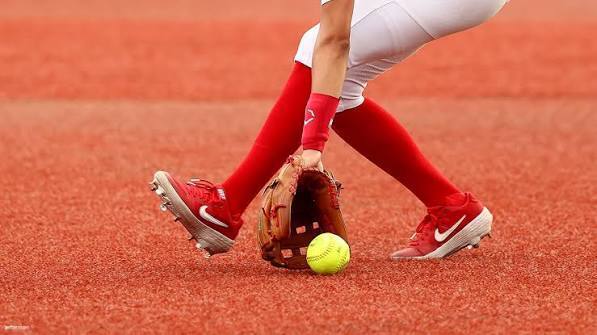 Softball in the dirt