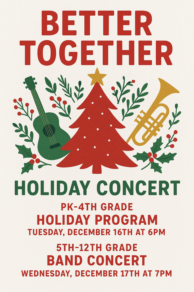 THE Holiday Concert Poster 2025