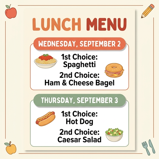 Menu Change