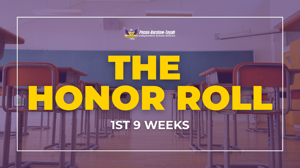 The Honor Roll text in large yellow letters against a purple background with a school building in the distance.