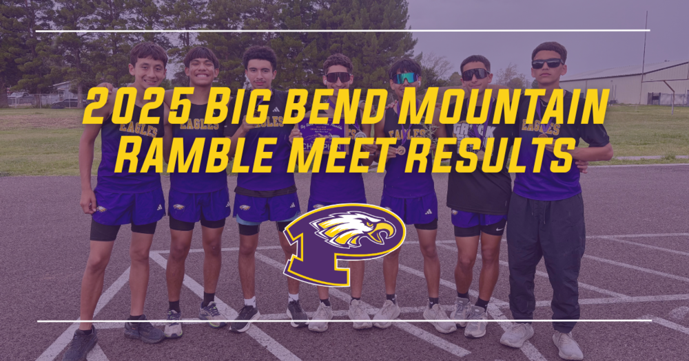 2025 Big Bend Mountain Ramble Meet results. Six boys cross country runners with their medals.
