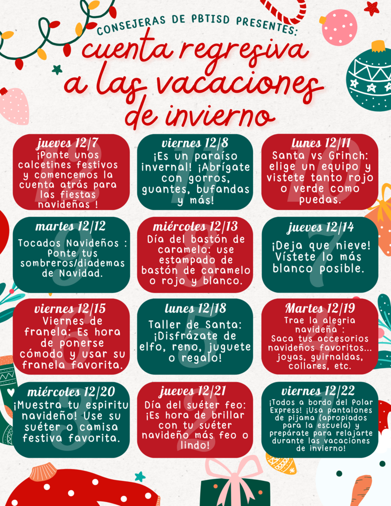 cuenta regresiva a las vacaciones de invierno