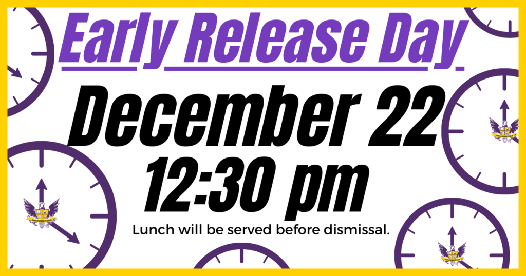 early release december 22 at 12:30 pm