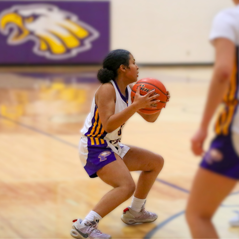Azerlynn Perez playing Basketball