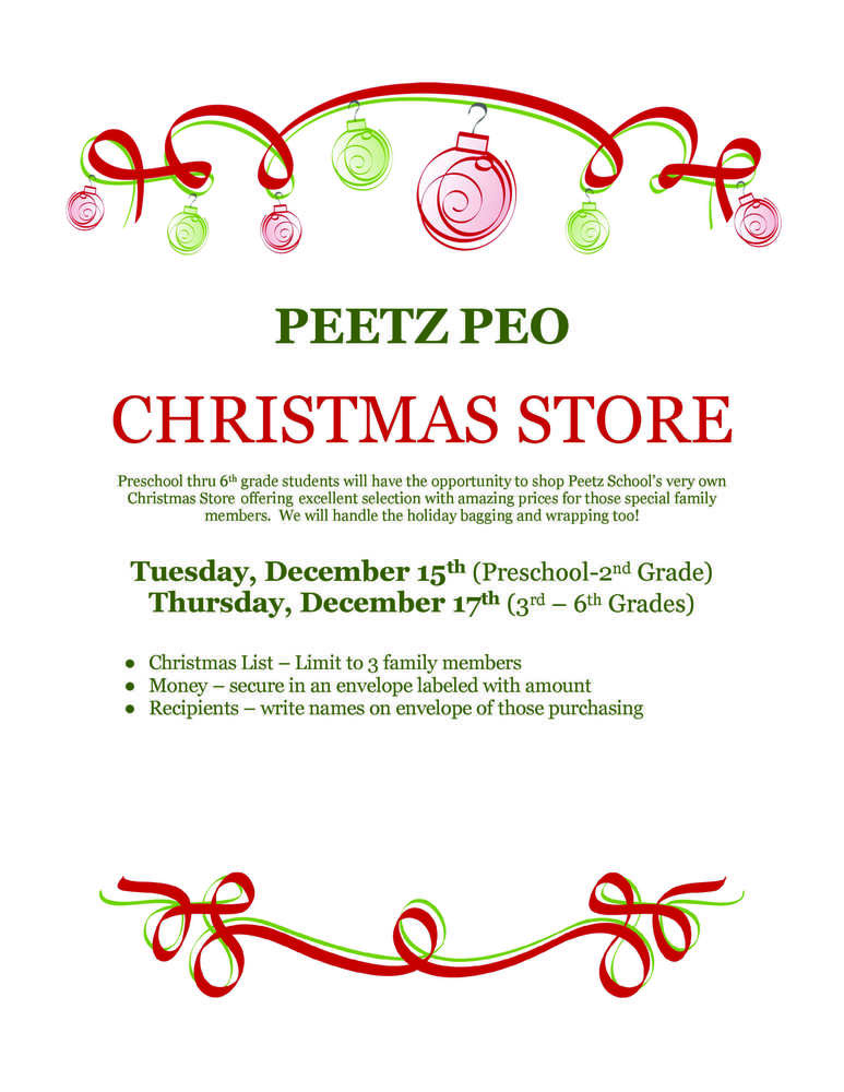 PEO Christmas Store
