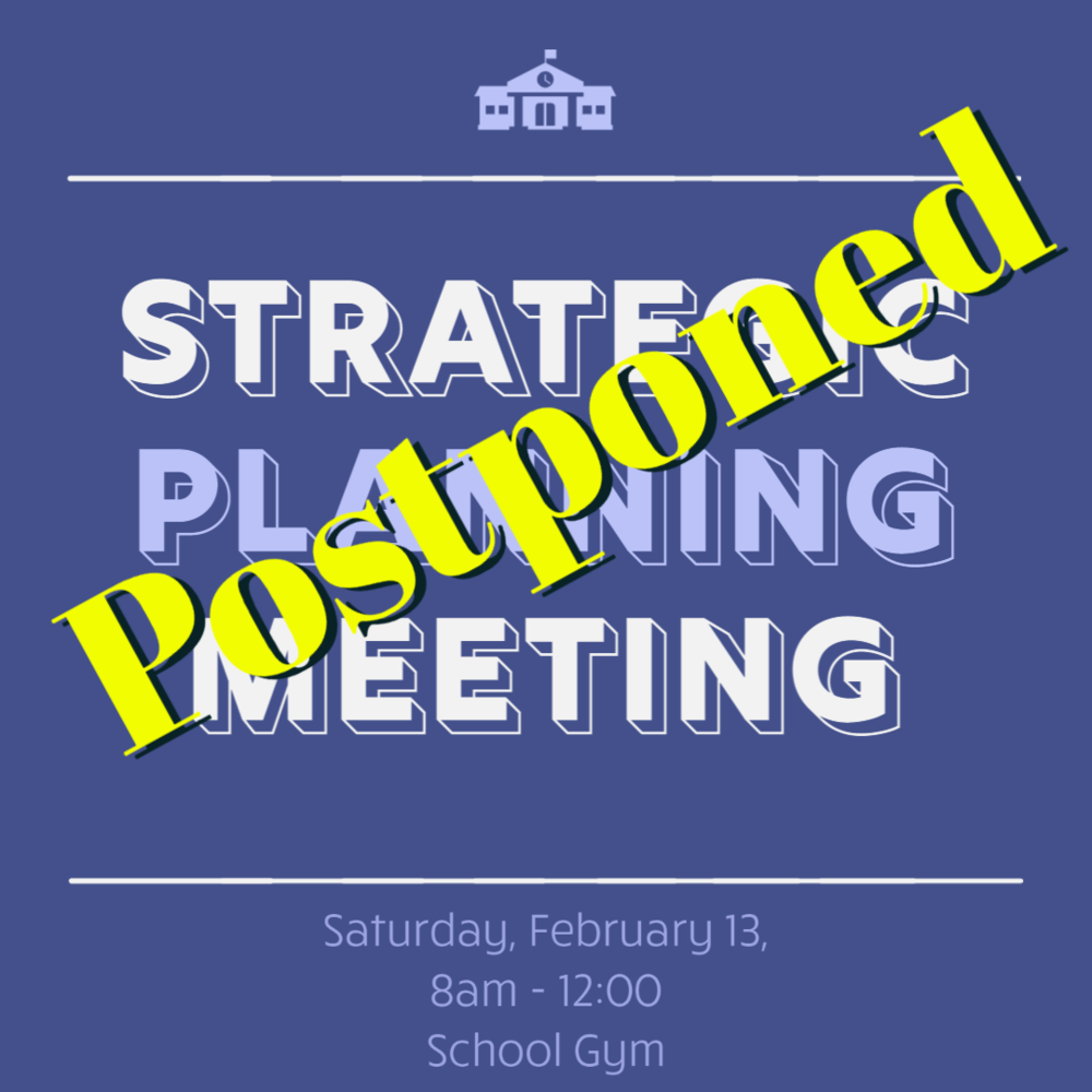 Strategic Planning Meeting Saturday,  Feb 13 @ 8am