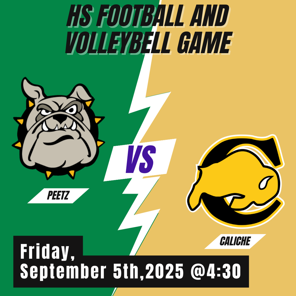 Peetz High School Football and Volleyball Game at Caliche