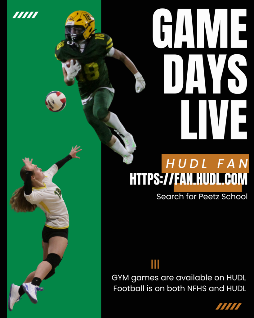Game days are available on Hudl and NFHS