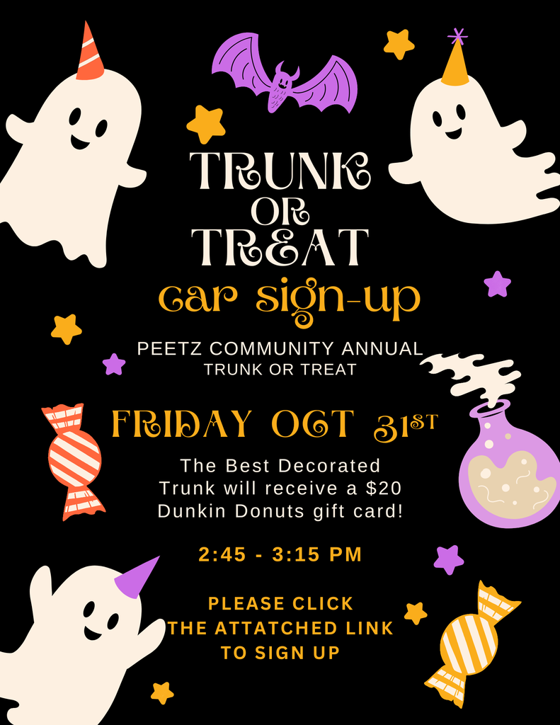 Trunk or Treat Car Signup!