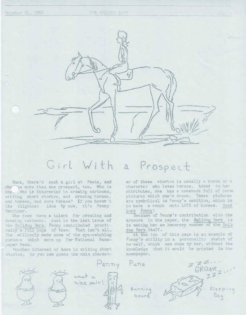 The Bulldog Bark from Oct 1966