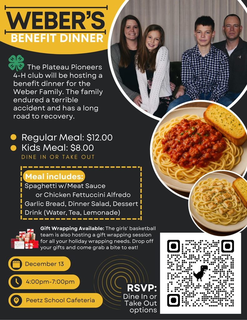 Webers Benefit Dinner