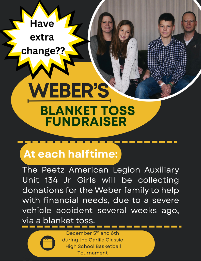 Weber fundraiser blanket toss