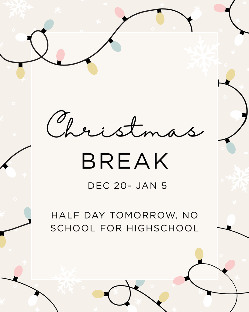 Christmas break