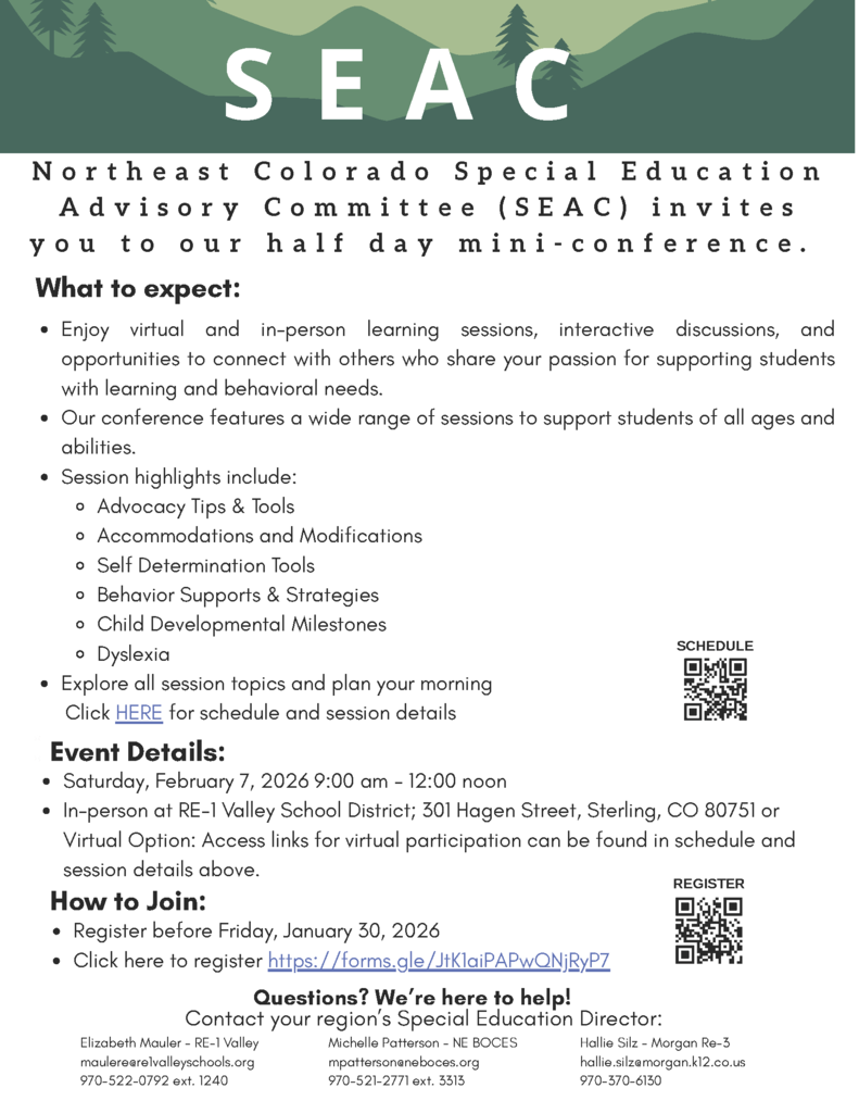 SEAC 2026 Conference Flyer - English