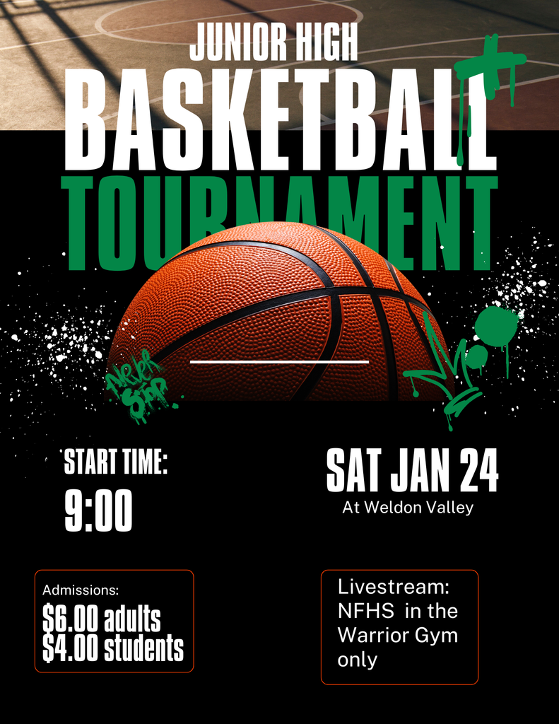 JH Tournament in WV on Saturday Jan 24