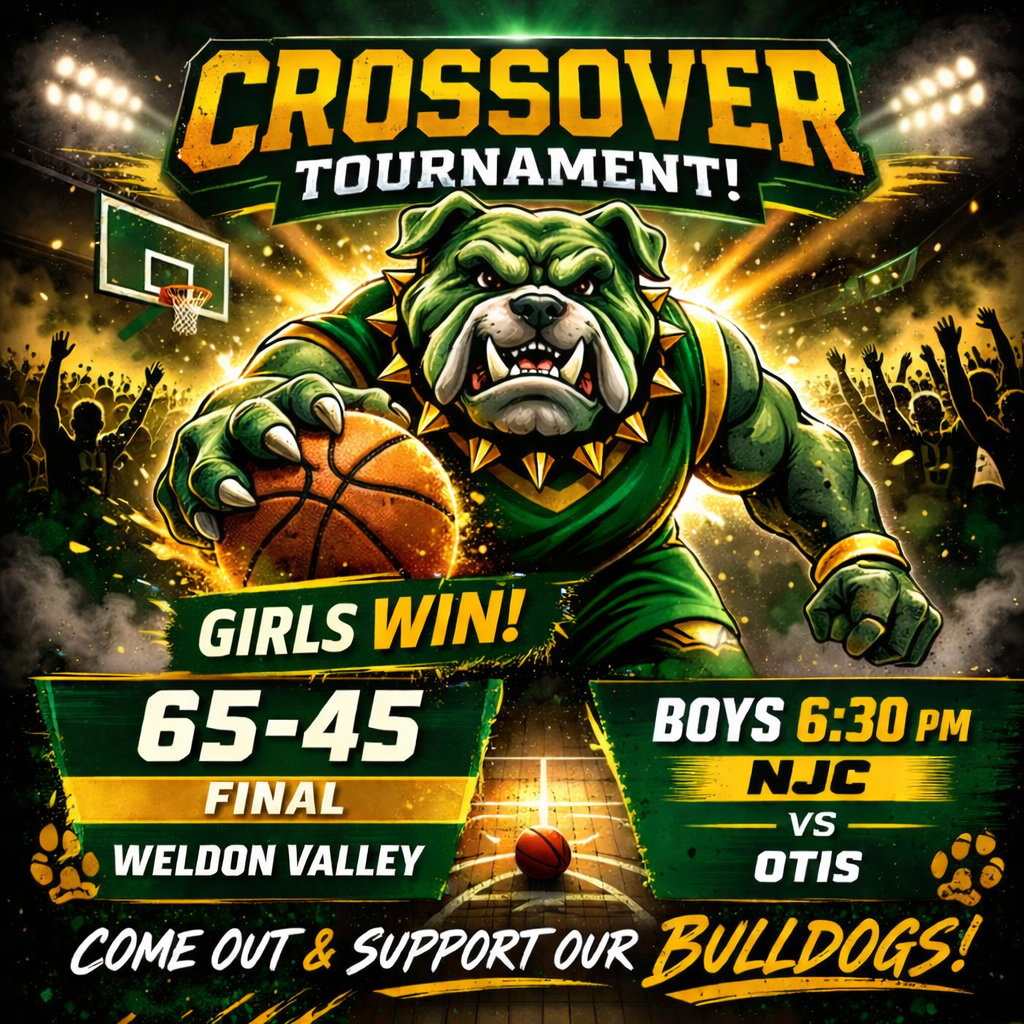 Girls Win their game vs Weldon Valley. Boys game at 6:30 vs Otis