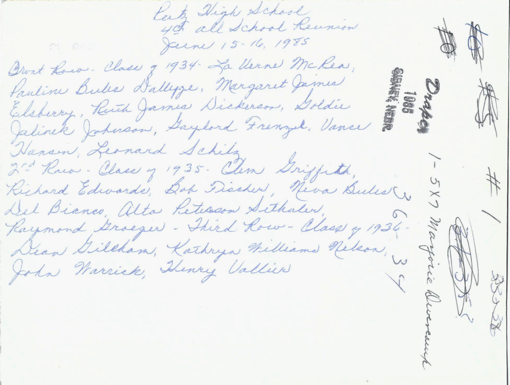Class of 1934