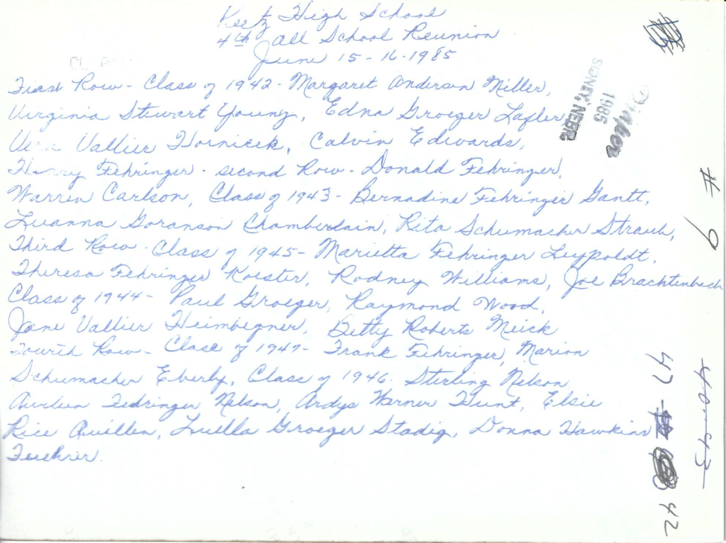 1942-1946 Names