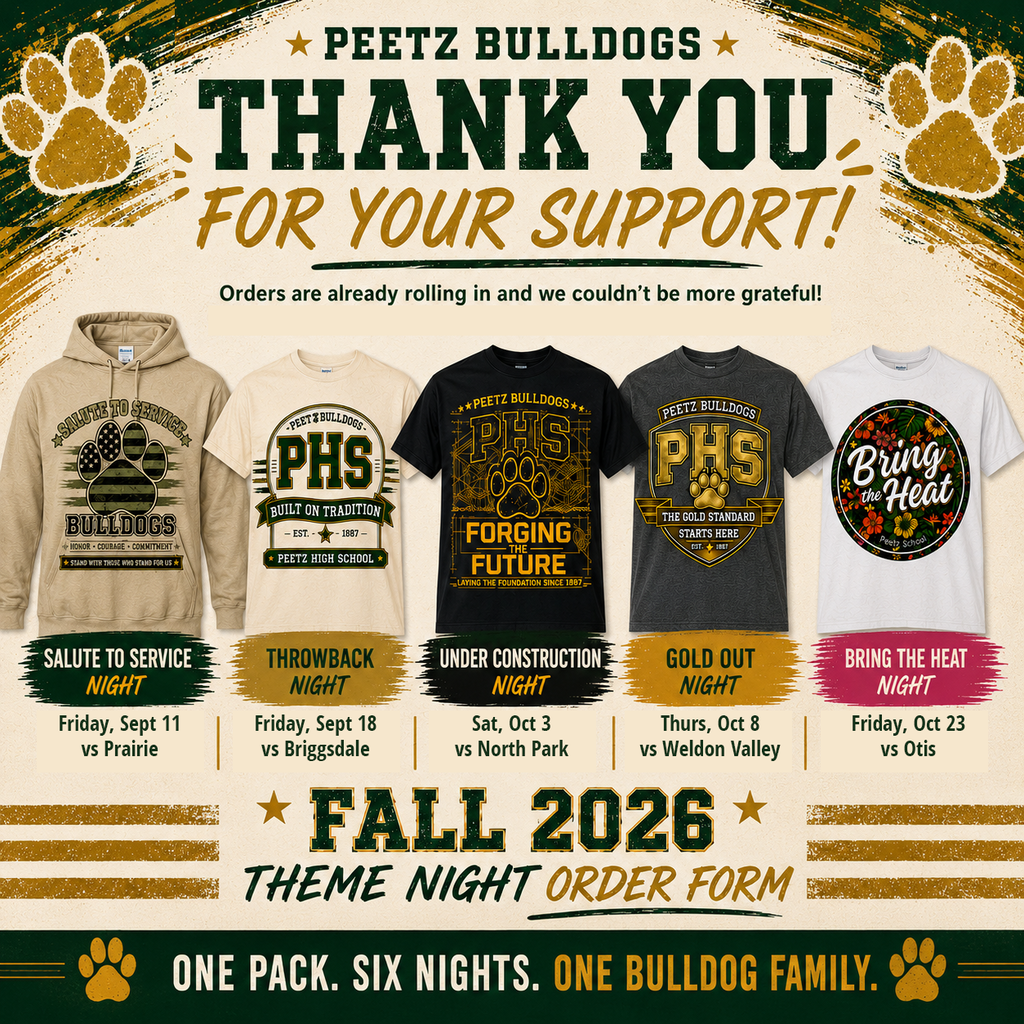 2026 Fall Shirt Pack order form