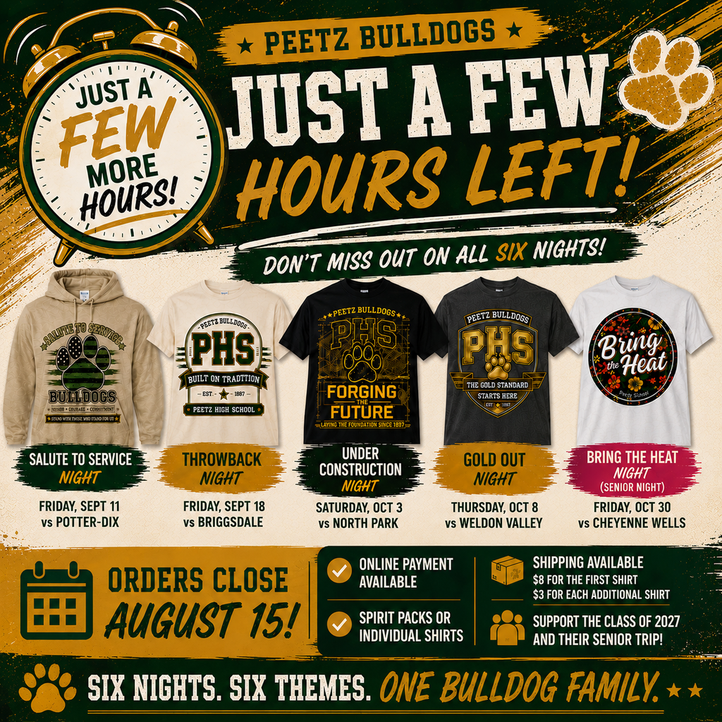 Shirt Pack orders