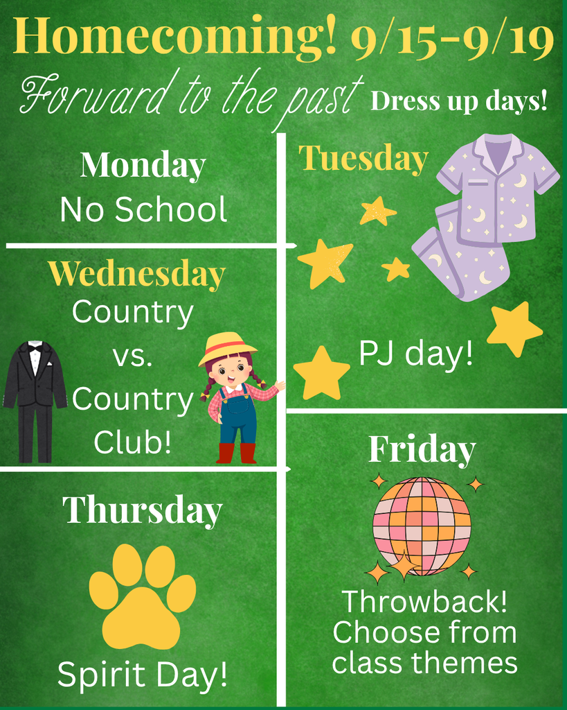 Peetz Homecoming Dress-Up Days